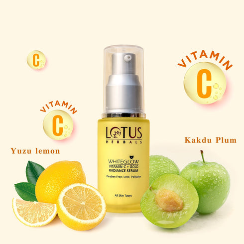 Lotus Herbals Whiteglow Vitamin C Gold Radiance Serum